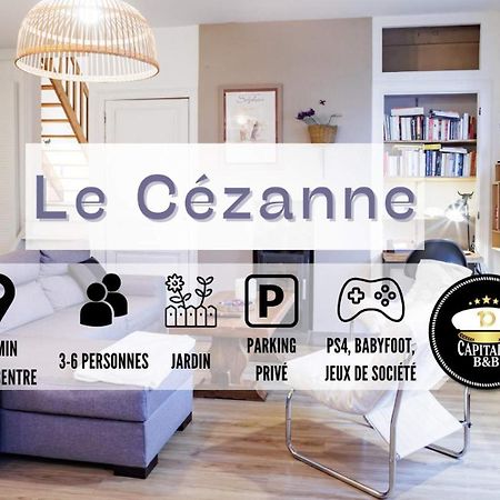 Le Cezanne - Jardin - Parking - Babyfoot - Centre-Ville Troyes Extérieur photo