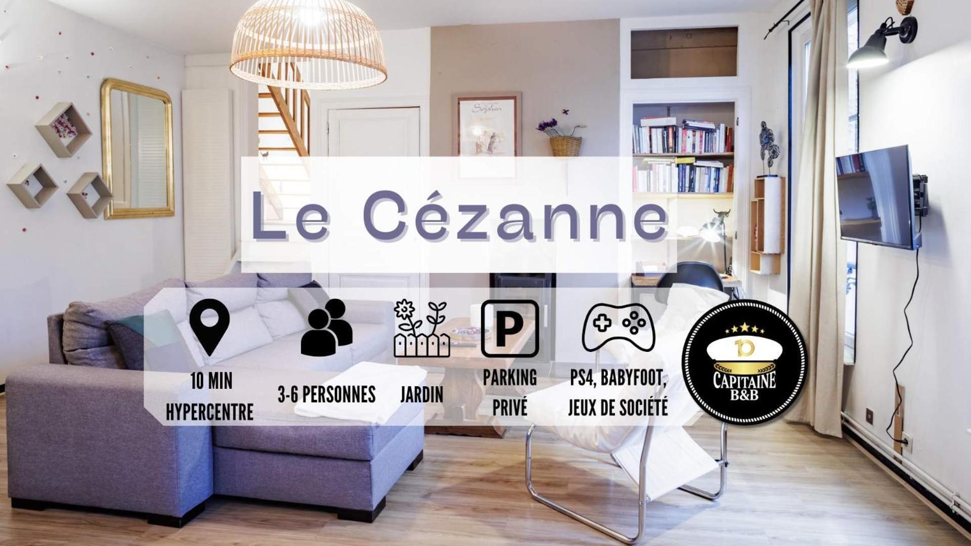Le Cezanne - Jardin - Parking - Babyfoot - Centre-Ville Troyes Extérieur photo